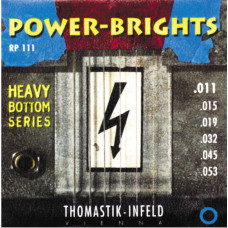 RP111 Power-Brights Heavy Bottom Комплект струн для электрогитары, 11-53, Thomastik