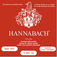 800SHT Red SILVER PLATED Комплект струн для классической гитары, нейлон/посеребренные Hannabach