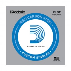PL011 PLAIN STEEL Отдельная стальная струна без обмотки 0.011" D`Addario