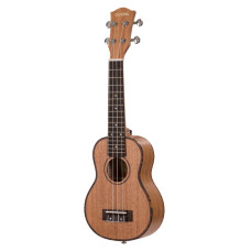 HH-2026L Mahogany Series Укулеле сопрано, леворукий, с чехлом, цвет натуральный, Cascha