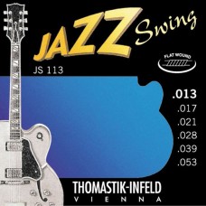 JS113 Jazz Swing Комплект струн для акустической гитары, Medium, сталь/никель, 13-53, Thomastik