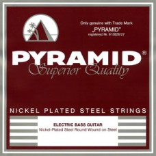 987100 Nickel Plated Комплект струн для бас-гитары, никелированные, 50-110, Pyramid