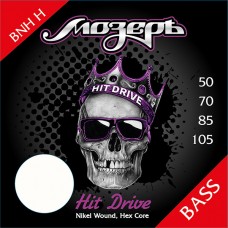 BNH-H Hit Drive Комплект струн для бас-гитары, никелевый сплав, 50-105, Мозеръ