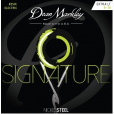 DM2501 Signature Extra Light РљРѕРјРїР»РµРєС‚ СЃС‚СЂСѓРЅ РґР»СЏ СЌР»РµРєС‚СЂРѕРіРёС‚Р°СЂС‹, РЅРёРєРµР»РёСЂРѕРІР°РЅРЅС‹Рµ, 8-38, Dean Markley