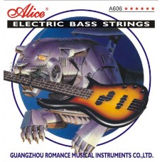 A606(4)-L Комплект струн для бас-гитары, никель, 40-95 Alice