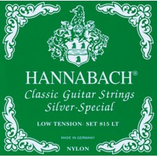 815LT Green SILVER SPECIAL Комплект струн для классической гитары нейлон/посеребренные Hannabach