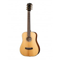 Gold-mini-F-WCASE-NAT Gold Series Электро-акустическая гитара 3/4, цвет натуральный, с чехлом, Cort