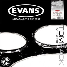 ETP-EC2SCTD-R EC2 Rock Набор пластика для том барабана, с покрытием 10"/12"/16", Evans