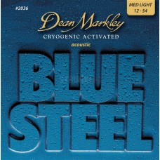 DM2036 Blue Steel РљРѕРјРїР»РµРєС‚ СЃС‚СЂСѓРЅ РґР»СЏ Р°РєСѓСЃС‚РёС‡РµСЃРєРѕР№ РіРёС‚Р°СЂС‹, Р»Р°С‚СѓРЅСЊ, 12-54, Dean Markley