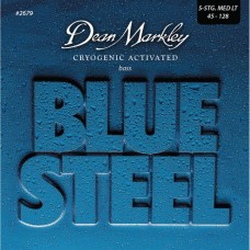 DM2679 Blue Steel РљРѕРјРїР»РµРєС‚ СЃС‚СЂСѓРЅ РґР»СЏ 5-СЃС‚СЂСѓРЅРЅРѕР№ Р±Р°СЃ-РіРёС‚Р°СЂС‹, СЃС‚Р°Р»СЊ, 45-128, Dean Markley