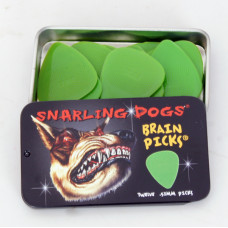 TNSDB351.53GREEN Brain Picks Медиаторы 12шт, толщина 0.53, Snarling Dogs