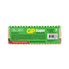 GP15A-2CRB10 Super Alkaline Элемент питания АА, алкалиновый, 10 шт, GP