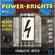RP111 Power-Brights Heavy Bottom Комплект струн для электрогитары, 11-53, Thomastik