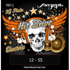 NH-J Hit Drive Jazz Комплект струн для электрогитары, 12-55, Мозеръ