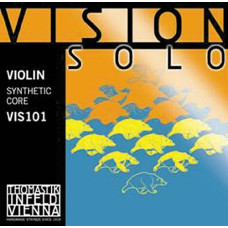 VIS101 Vision Solo Комплект струн для скрипки размером 4/4, среднее натяжение, Thomastik