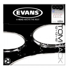 ETP-ONX2-S Onyx Coated Standard Набор пластика для том барабана (12", 13", 16"), Evans
