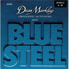 DM2550 Blue Steel РљРѕРјРїР»РµРєС‚ СЃС‚СЂСѓРЅ РґР»СЏ СЌР»РµРєС‚СЂРѕРіРёС‚Р°СЂС‹, РЅРёРєРµР»РёСЂРѕРІР°РЅРЅС‹Рµ, 8-38, Dean Markley