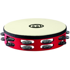 TAH2BK-R-TF Touring Тамбурин 10", с пластиком, 2 ряда бубенцов, красный, Meinl