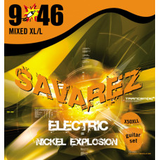 X50XLL Explosion Комплект струн для электрогитары, никелированные, 9-46, Savarez