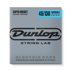 DBSBN45130T Super Bright Tapered Комплект струн для 5-струнной бас-гитары, никелир., 40-120, Dunlop