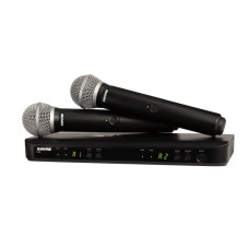 BLX288E/PG58-M17 Беспроводная микрофонная система, 2 ручных передатчика, 662-686 МГц, Shure