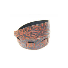 FL8018LT Leather Tigina Ремень для гитары, кожаный, 7 см, цвет Корица, Fidel FL8018LT Leather Tigina Ремень для гитары, кожаный, 7 см, цвет Корица, Fidel