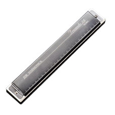 H2401GY Губная гармошка, тональность С, тремоло, серая, JDR