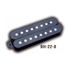BH-22-8-P-BK-N Звукосниматель магнитный для 8-струнной гитары, хамбакер, нековый, черный, Belcat
