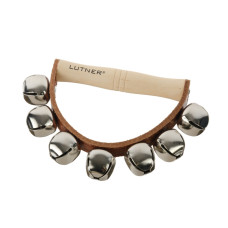 FLT-RT7R Колокольчики (7 шт.) на ручке полукруг на кожаном ремешке, Fleet