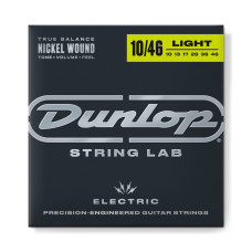 DEN1046 Комплект струн для электрогитары, никелированные, Medium, 10-46, Dunlop