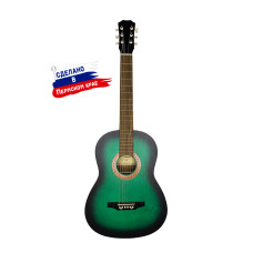 F-Green Гитара акустическая, зеленая, Кунгурская Акустика F-Green Гитара акустическая, зеленая, Кунгурская Акустика