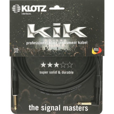 KIKKG3.0PRSW KIK Кабель инструментальный, 3м, прямой/угловой коннекторы, Klotz