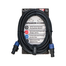 LA-R-SC4/5 - STAGE SERIES (REAN), Акустический кабель, SpeakON, 4 проводника, 5 метров, LAudio LA-R-SC4/5 - STAGE SERIES (REAN), Акустический кабель, SpeakON, 4 проводника, 5 метров, LAudio