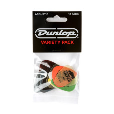 PVP112 Набор медиаторов для акустической гитары, 12шт, Dunlop PVP112 Набор медиаторов для акустической гитары, 12шт, Dunlop