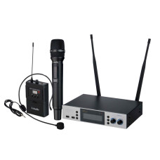 LS-301-MP Беспроводная микрофонная система, ручной и петличный микрофон, LAudio