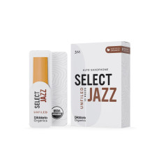 ORRS10ASX3M Organic Select Jazz Unfiled Трости для саксофона альт, размер 3M, 10шт, D'Addario