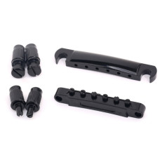 M678 Бридж Tune-O-Matic и стоп-бар для Gibson Les Paul, черный, Musiclily