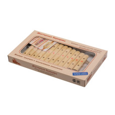 MS-K1-KS-08 Ксилофон диатонический (8 пластин) с росписью, Мастерская Сереброва MS-K1-KS-08 Ксилофон диатонический (8 пластин) с росписью, Мастерская Сереброва