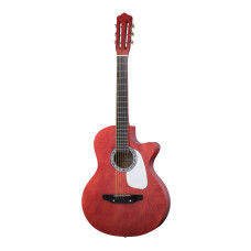 ACD-41A-34d-MAH Акустическая гитара, с вырезом, цвет красное дерево, глянцевая, АККОРД
