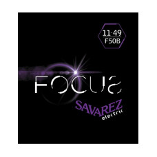 F50B Focus Комплект струн для электрогитары, никелированные, 11-49, Savarez F50B Focus Комплект струн для электрогитары, никелированные, 11-49, Savarez