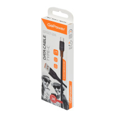 00-00022775 Кабель GP01T-2M USB (m)-Type-C (m) 2.0м 2.1A, черный, GoPower