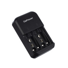 00-00031387 З/у для аккумуляторов iClever500 AA/AAA/Крона Ni-MH/Ni-Cd 4 слота (1/40/80), GoPower