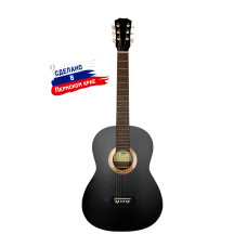 F-Black Гитара акустическая, черная, Кунгурская Акустика F-Black Гитара акустическая, черная, Кунгурская Акустика