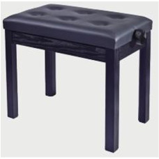 HY-P310-SATIN-BLACK Банкетка, матовый черный, искусственная кожа, Rin