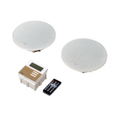 LAMX210SBK Комплект из 2 потолочных громкоговорителей и настенного усилителя, LAudio LAMX210SBK Комплект из 2 потолочных громкоговорителей и настенного усилителя, LAudio