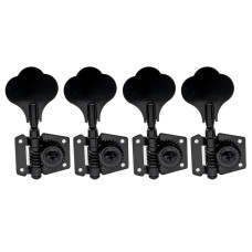 MX0166BK-4 Колки для 4-струнной бас-гитары, 4 левых, Musiclily MX0166BK-4 Колки для 4-струнной бас-гитары, 4 левых, Musiclily
