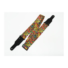 FL40190PA PolyArt Ремень для гитары, полиэстер, Алиса в стране чудес, Fidel FL40190PA PolyArt Ремень для гитары, полиэстер, Алиса в стране чудес, Fidel