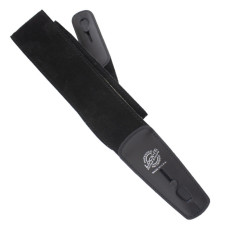 LIS-200-S275-BLK Ремень для гитары с блокировкой, замша, чёрный, Lock-It Straps, D'Andrea