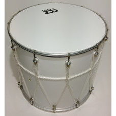 BK-13Bv Барабан кавказский 13" с веревкой, 31х33 см, цвет — белый, Мастерская Бехтеревых