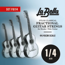 FG114 Комплект струн для уменьшенной классической 1/4 гитары La Bella